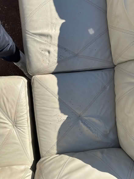 Photo of free Genuine leather sectional (South Service Rd) #2