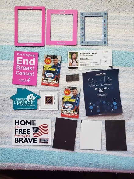 Photo of free Promotional magnets - crafting? (DeAnza Blvd - Stvns Crk & 280) #1