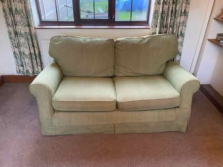 Photo of free Green sofa and chair (Worlingham NR34) #1