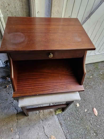 Photo of free Hall table with pullout stool (Stillorgan) #1
