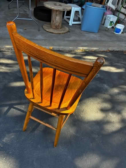 Photo of free Wood chair (Trelawny Circle L5n6n9) #2