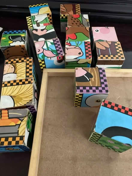 Photo of free Melissa and Doug farm block puzzle (East Somerville) #3