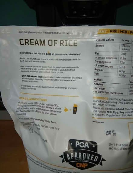 Photo of free 2kg CNP Cream Rice powder (Glenrothes KY7) #2