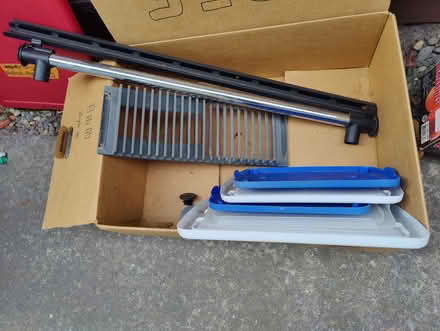 Photo of free Plastic lids, metal post (Mountain View) #1