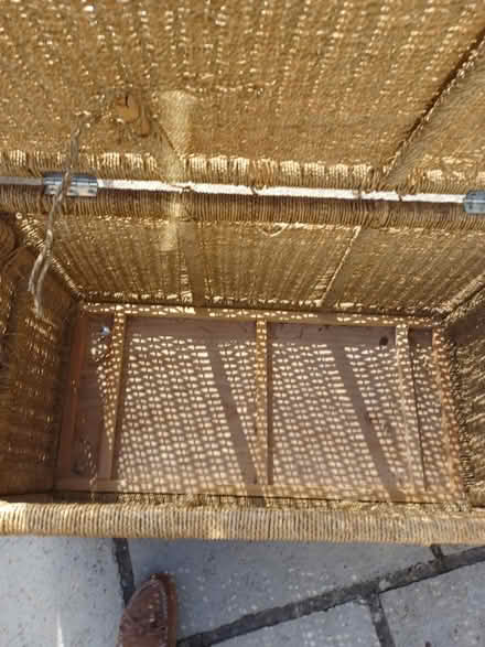 Photo of free Large wicker storage basket (Whitmore Park Coventry CV6) #2