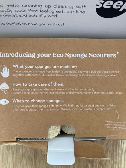Photo of free SEEP Eco sponges (Chattenden ME3) #2
