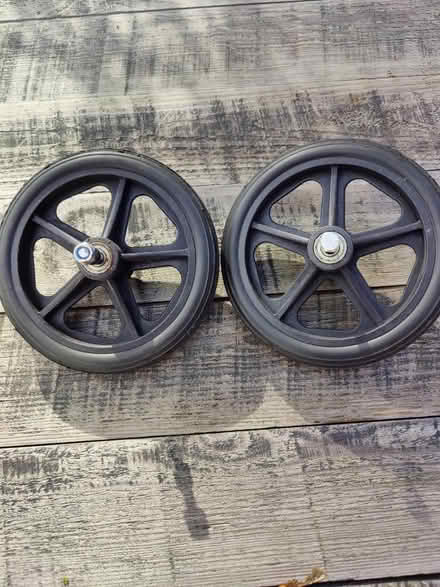 Photo of free Wheelchair wheels (birstall LE4) #1