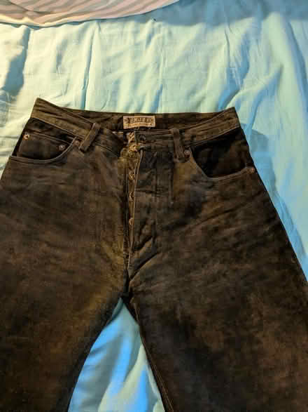 Photo of free Suede leather trousers, black (Norwich NR3) #2