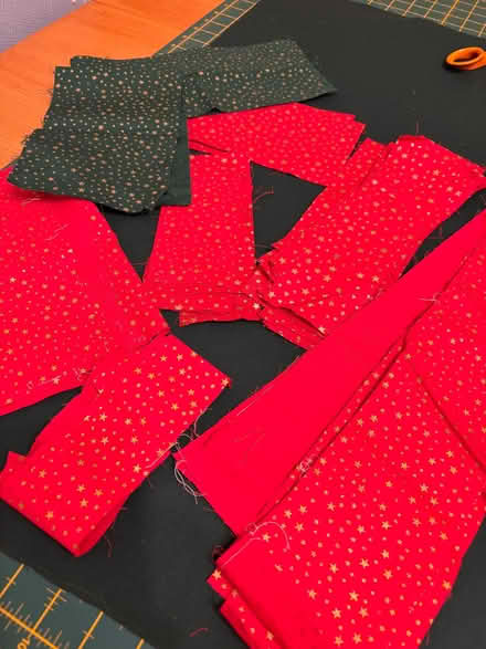 Photo of free Red star Xmas fabric (Bexleyheath DA6) #1