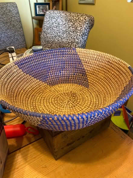 Photo of free Large woven basket (East Challow OX12) #1