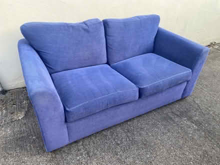 Photo of free Blue M&S sofa bed (Berkley Down BA11) #1