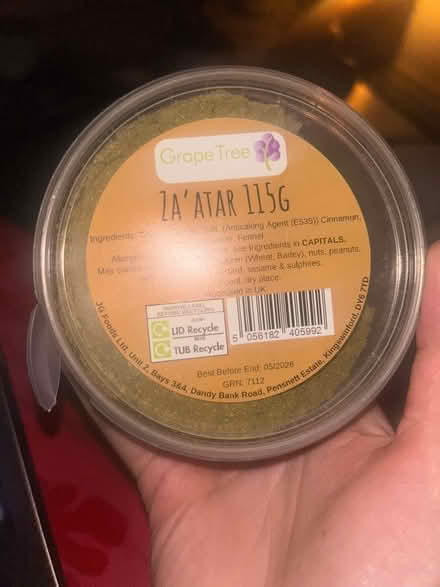 Photo of free 2x 115g Za’atar Spice mix (Shipley BD17) #1