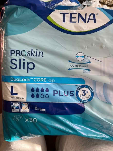 Photo of free TENA Proskin Slip large 92-150cm (Abbey Wood SE2) #1