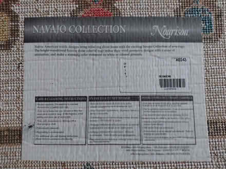 Photo of free Navajo collection tribal rug (Dill Hall BB5) #4