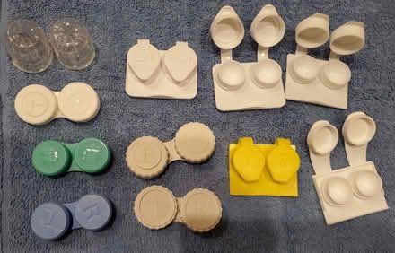 Photo of free Contact lens cases - used (DeAnza Blvd - Stvns Crk & 280) #1