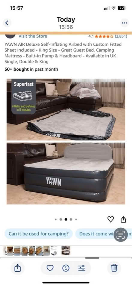 Photo of free Kingsize Airbed (Colchester CO1) #1