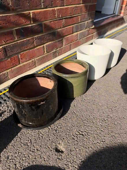 Photo of free Pots (2 x Indoor, 2 x Outdoor) (Hampden Park BN22) #1