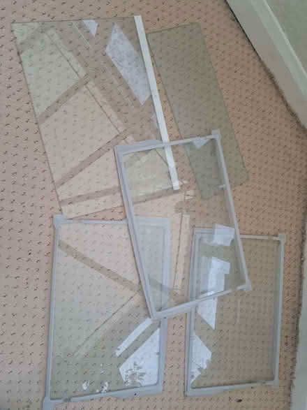 Photo of free Glass shelves from fridge (Milber TQ12) #1