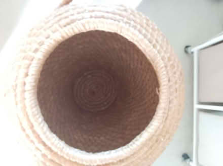 Photo of free Vintage Ali Baba woven linen basket, large, vgc (Frogmore GU17) #2