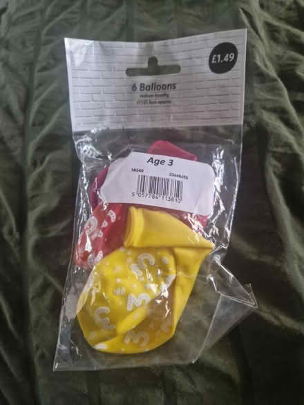 Photo of free 5 aged 3 balloons (Welwyn Garden AL7) #1