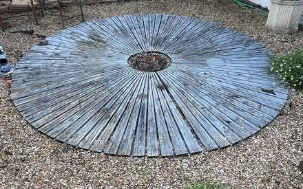 Photo of free Wooden circular decking (Normandy, GU3) #2