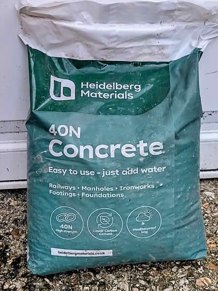Photo of free Three unopened bags of concrete mix (Newbury Racecourse RG14) #1