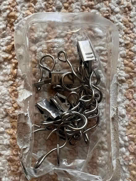 Photo of free Slatwall Grid Hooks, Wire Clips (Columbia Heights) #2