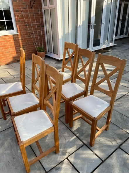 Photo of free 6 dining chairs (Preston CT3) #2