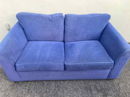 Photo of free Blue M&S sofa bed (Berkley Down BA11) #2