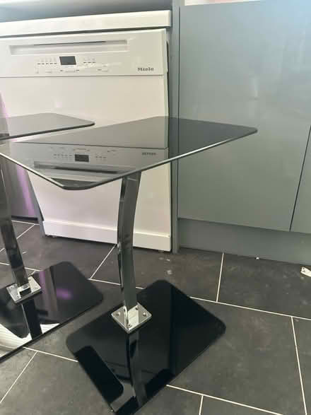 Photo of free Black glass side tables (Hemel Hempstead HP1) #1