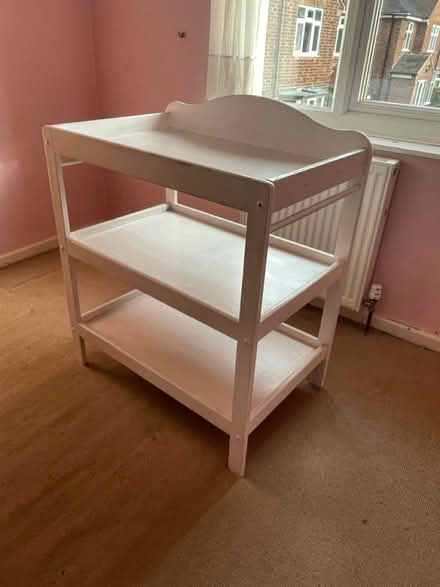 Photo of free Wooden nappy table (Beeston) #1