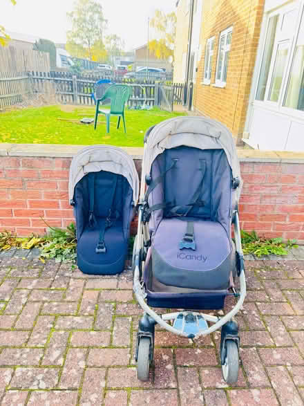 Photo of free Double pram (Fordbridge B37) #1
