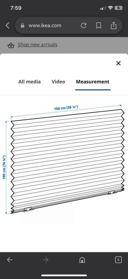 Photo of free IKEA Temporary Window shades (WestEnd (Alameda)) #3