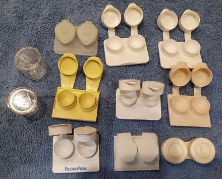 Photo of free Contact lens cases, used (DeAnza Blvd - Stvns Crk & 280) #1