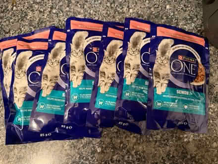 Photo of free 7 x packs of salmon cat food (N11 2Lt) #1