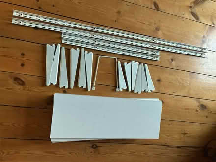 Photo of free 6 Small Shelves with adjustable brackets (North Camp GU14) #1