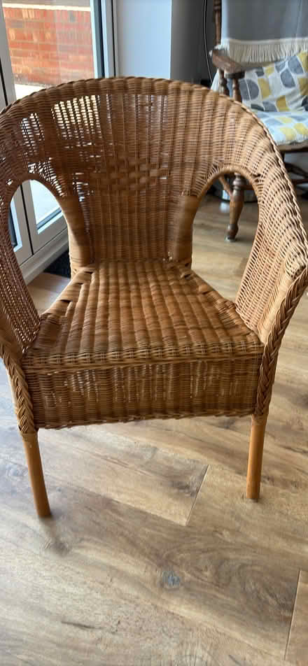 Photo of free IKEA wicker chair (IP6 8UJ IP6) #2