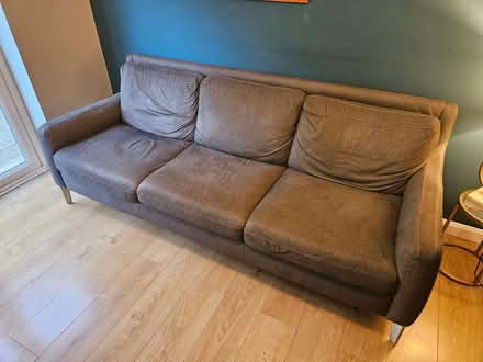 Photo of free Grey 3 seater sofa (Yateley GU46) #1