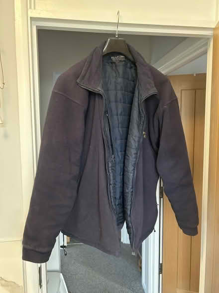 Photo of free Men’s navy fleece coat - large - well used (Diglis WR5) #1
