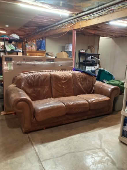Photo of free 2 leather couches, desks, & other (Highland, NY) #2