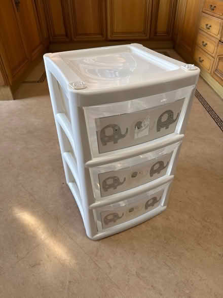 Photo of free Plastic bathroom chest of drawers (Sale M33) #1