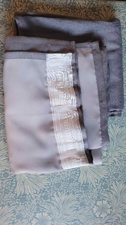 Photo of free Grey lined curtains (Palmer Park RG6) #1