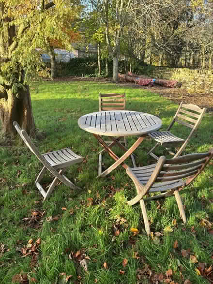 Photo of free Garden table and four chairs (Murton/Hilton CA16) #2