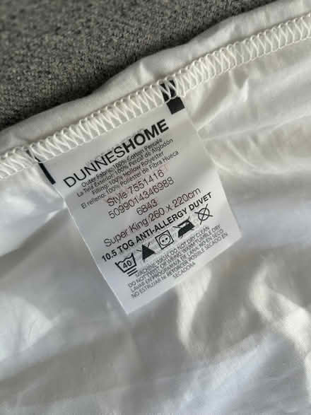 Photo of free Super King duvet 10.5 tog (Dundrum / Churchtown) #1