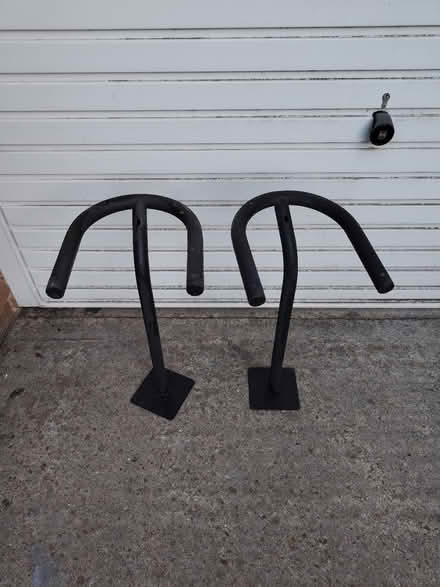 Photo of free 2 Matching Black Speaker Stands (North Abingdon, OX14) #1