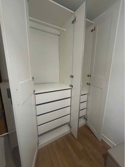 Photo of free IKEA PAX wardrobe – white (Paisley PA1) #3