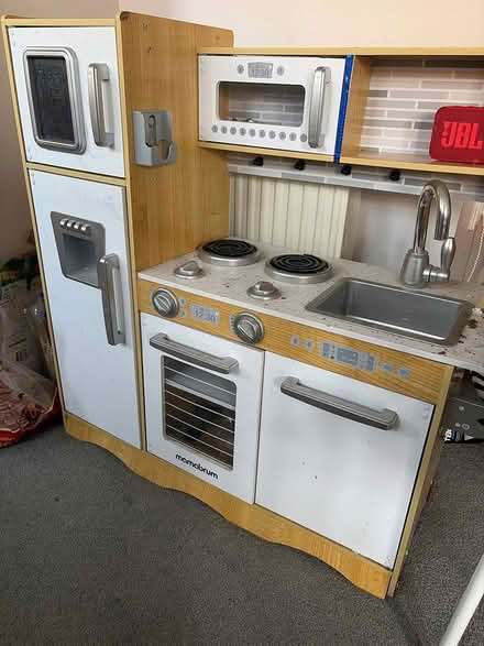 Photo of free Children wooden kitchen set (Aylesbury Tesco tring rd) #1