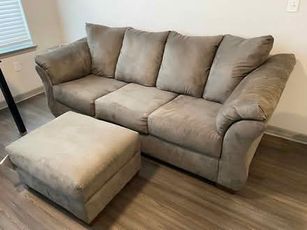 Photo of free 3-Seater Sofa with Ottoman (Gainesville) #1