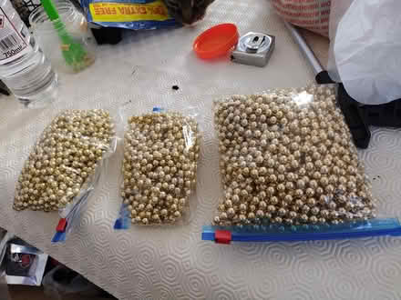 Photo of free Gold string of beads (Braintree near freeport CM7 3) #1