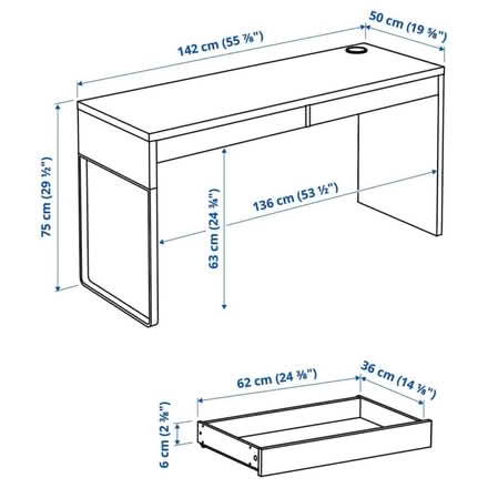 Photo of free IKEA MICKE Desk (SE13) #3